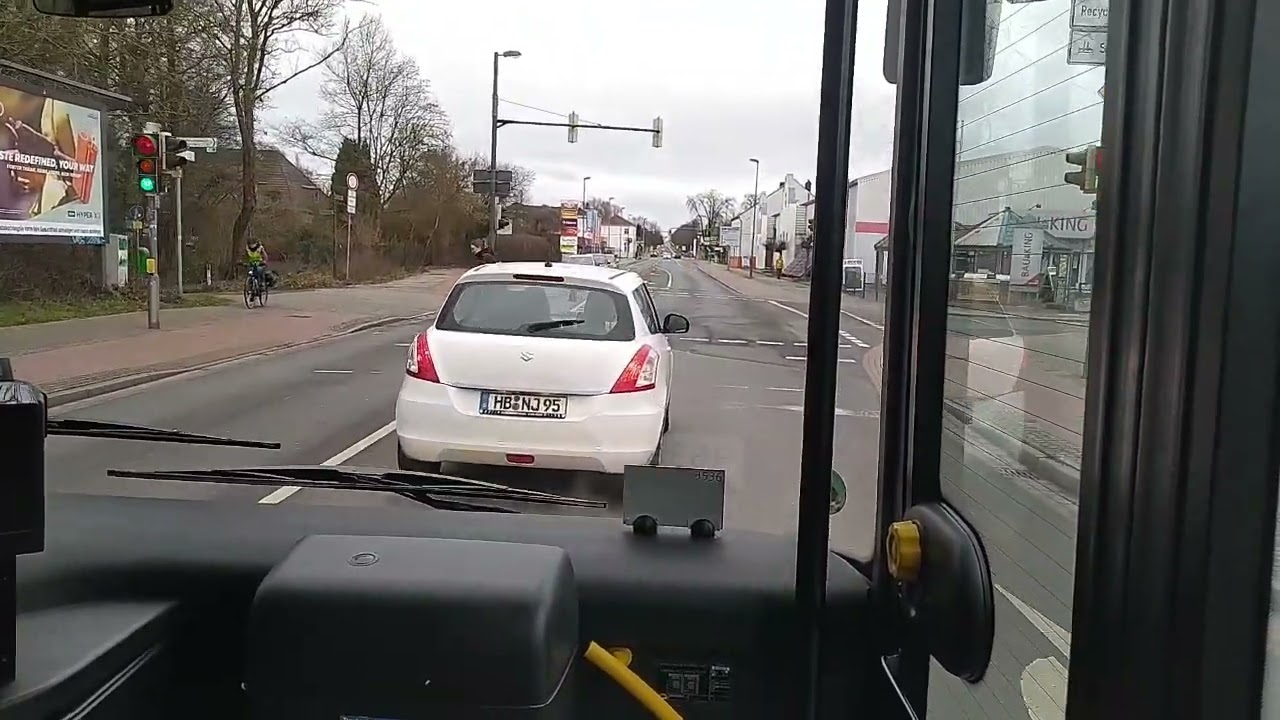 (Od widza!) Linia 91, trasa: Gröpelingen - Rönneback, BSAG Bremen