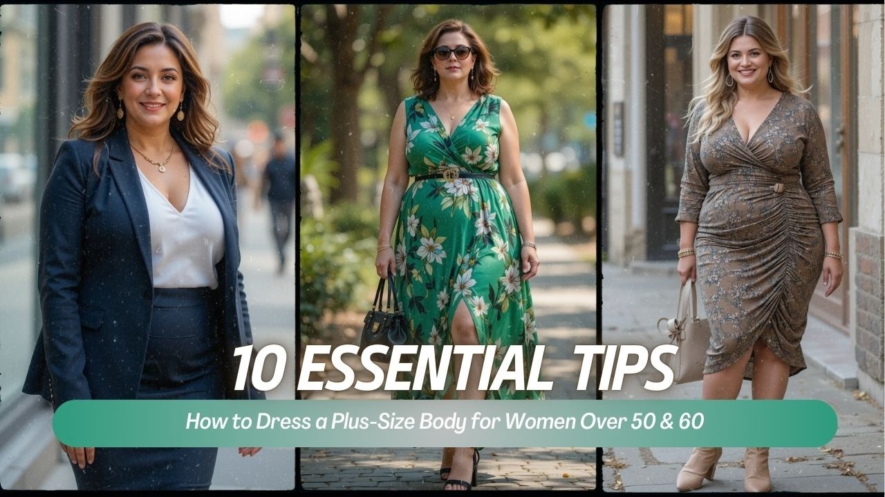Как одеваться женщинам plus-size старше 50 и 60 лет: 10 важных советов