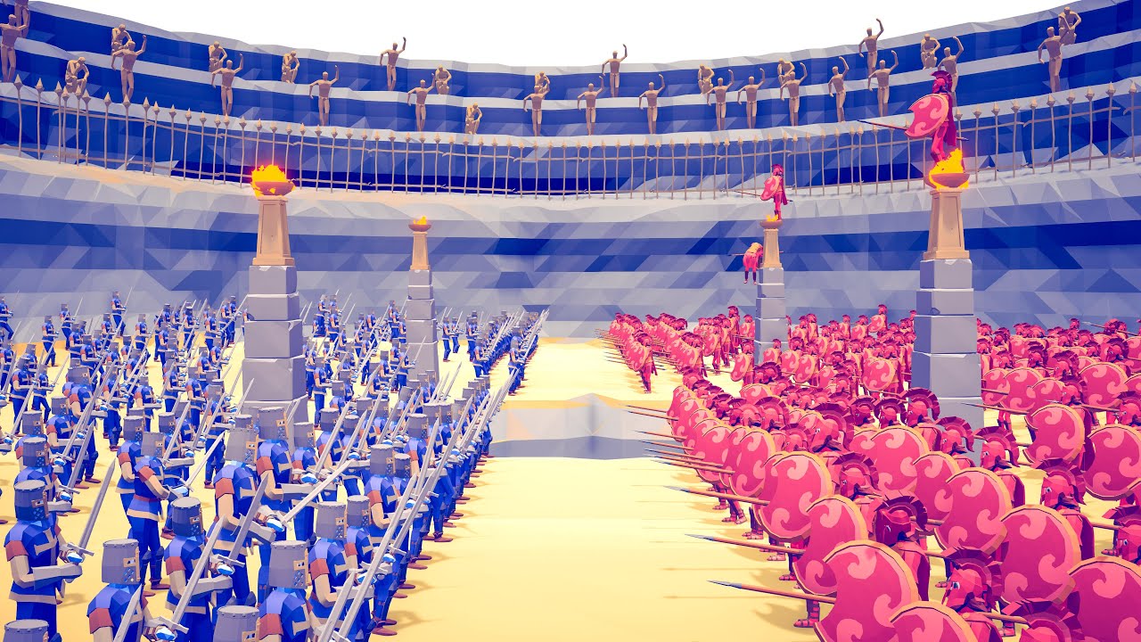 (200vs200) MELEE units vs MELEE units - Totally Accurate Battle Simulator TABS