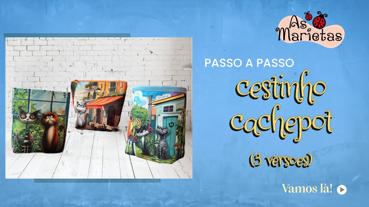 3 maneiras diferentes de fazer o painel CACHEPOT