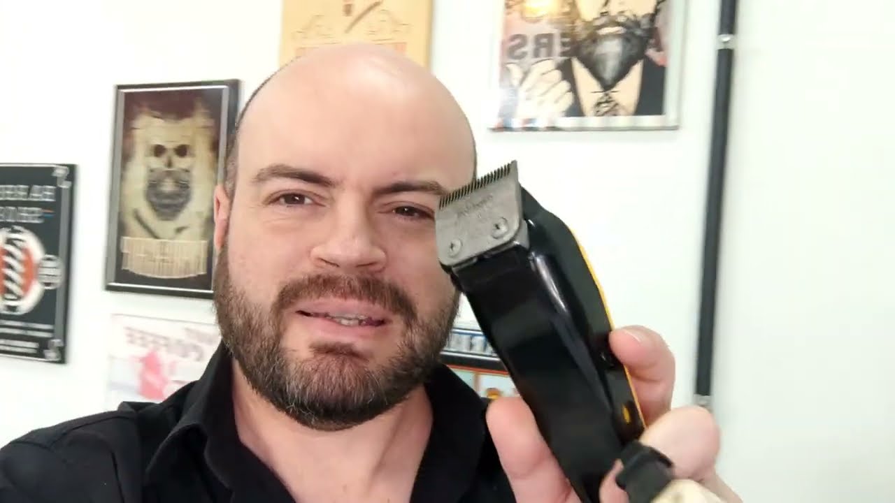 Lâmina da máquina travada