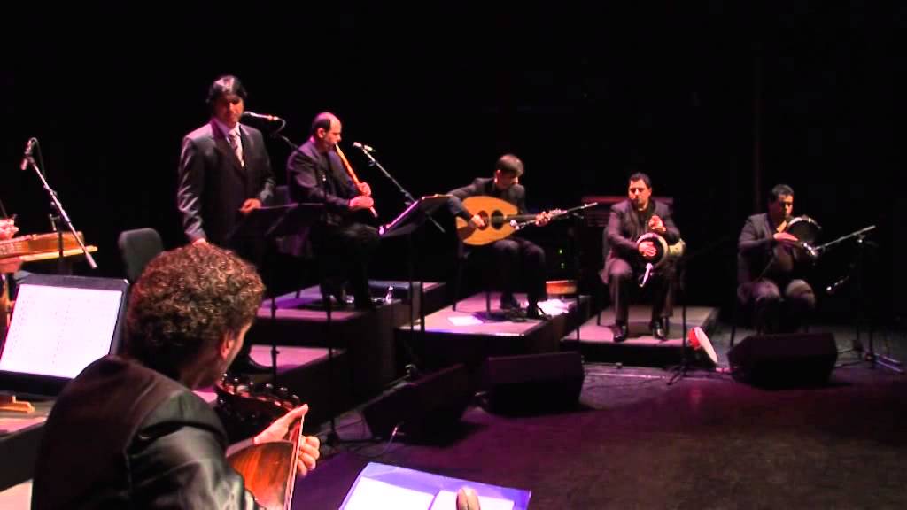 انور ابو دراغ مع نصير شمة وفرقة مقامات ـ مقام الهمايون واغنية فوق النخل