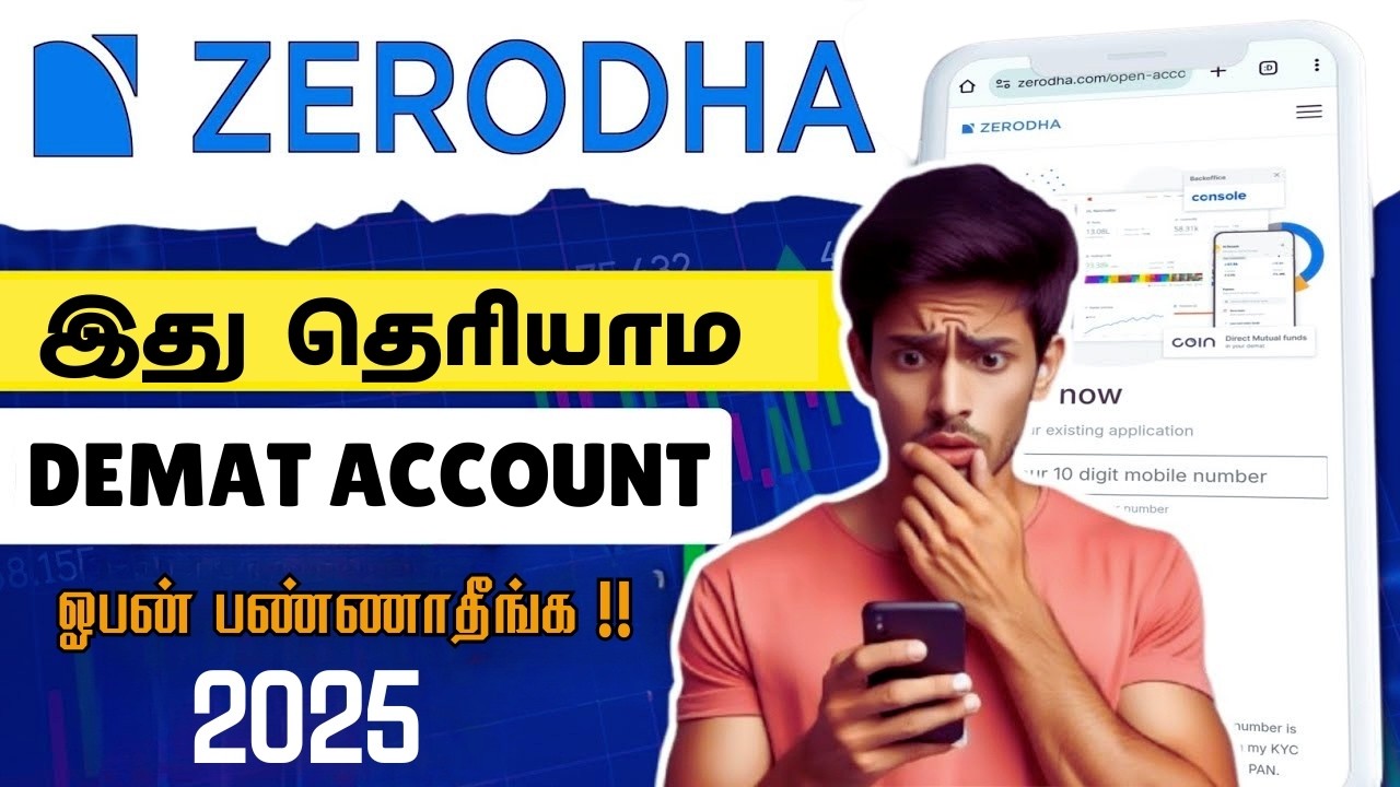 Things to Know Before Open ZERODHA Demat Account | Zerodha Free Demat Account Opening - 2025 | Tamil