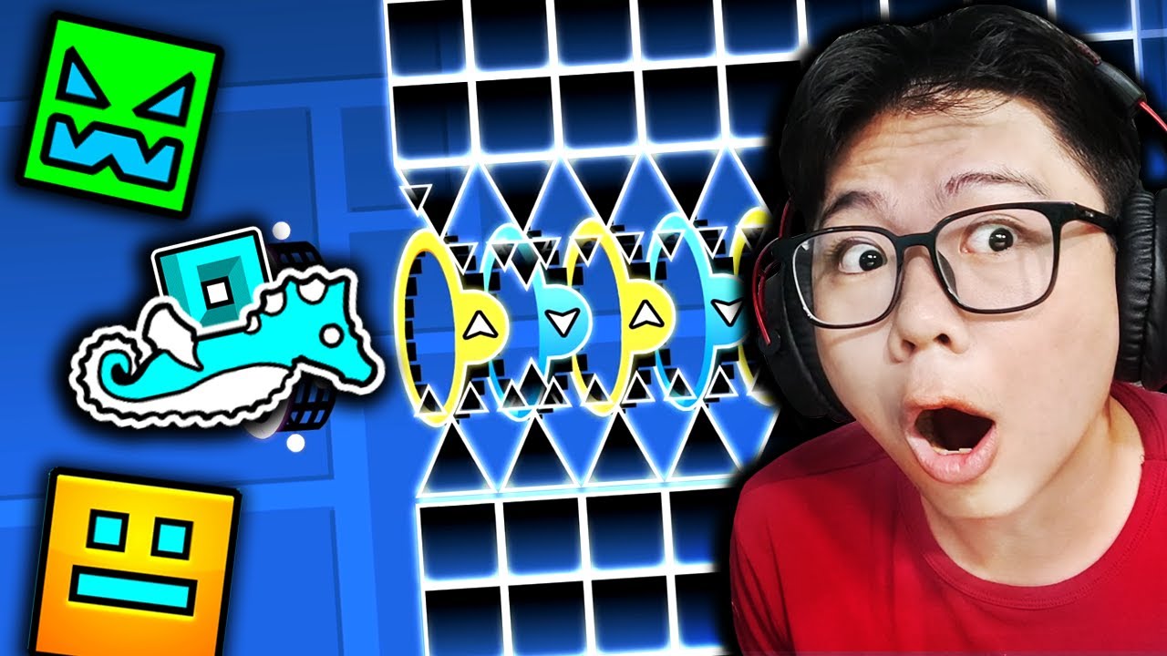 101 THỬ THÁCH ĐỘC LẠ CỦA FAN!! Thử Thách LongHunter - Geometry Dash