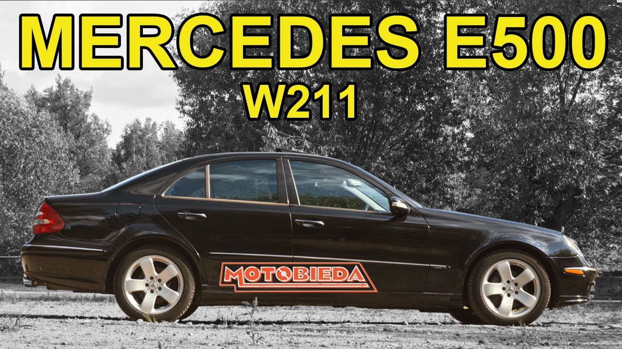 Mercedes E500 V8 to szybka taksówka - MotoBieda