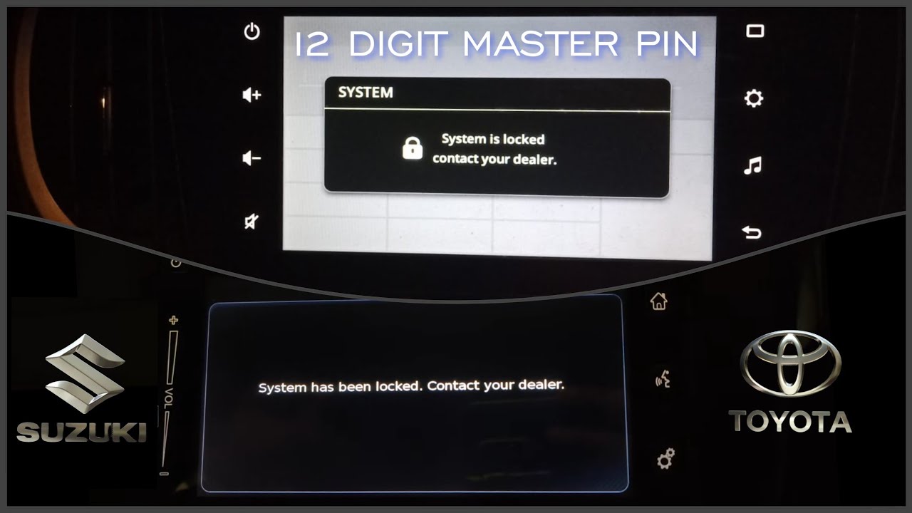 system has been locked. contact your dealer...{maruti/Toyota}[FIX] [HINDI] master pin