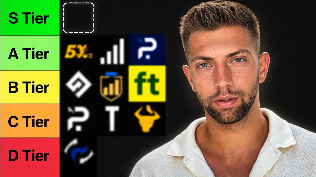 Ranking The Best Prop Firms in 2026 (Honest Tier List)