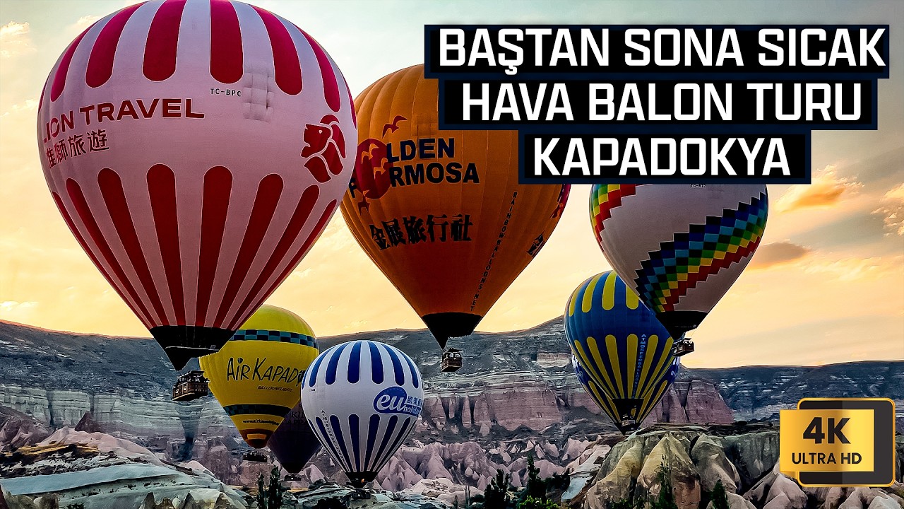 Kapadokya Balon Turu 4K | Cappadocia Balloon Tour