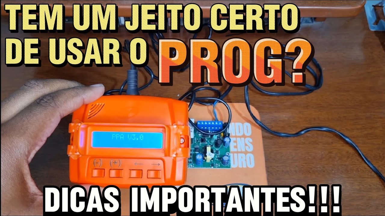 Dicas e detalhes do Programador PROG para centrais de port&atilde;o autom&aacute;tico PPA