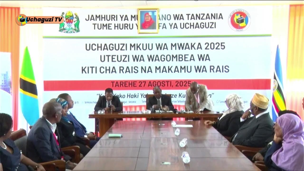 🔴LIVE:  UTEUZI WA WAGOMBEA WA KITI CHA URAIS NA MAKAMU WA RAIS KUPITIA SAU.