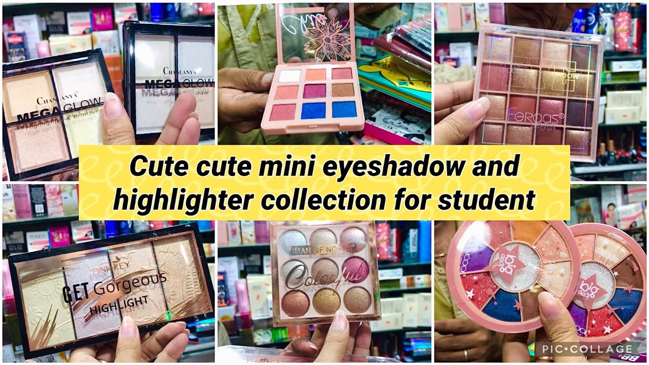 Cute cute mini eyeshadow collection for student || reasonable makeup collection at Gausia market