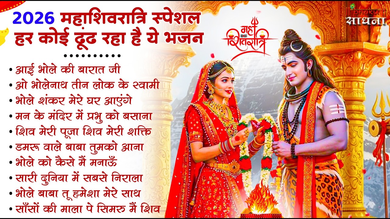 2026 महाशिवरात्रि Special भजन, शिवरात्रि के भजन, नॉनस्टॉप शिव भजन, 2026 #Shivratri, Shiv Bhajan 2026