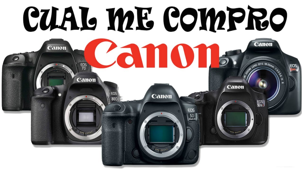 Qué CANON me compro. Guía 2019