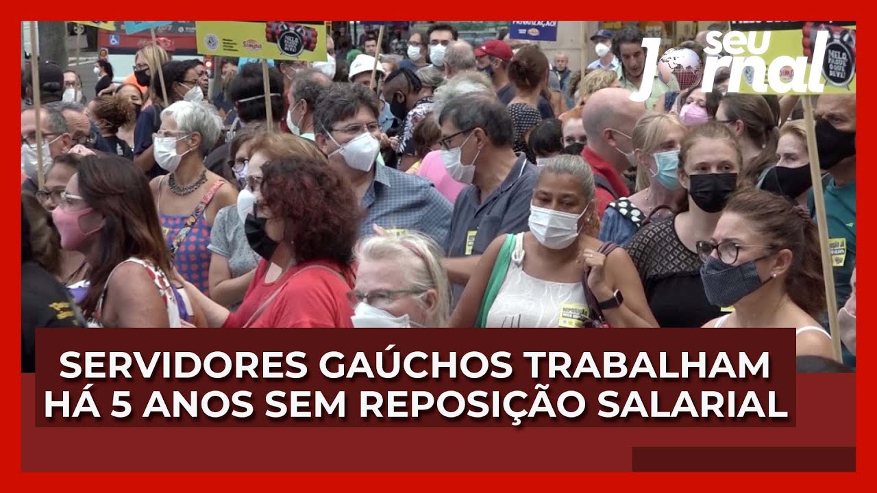 Servidores gaúchos trabalham há 5 anos sem reposição salarial