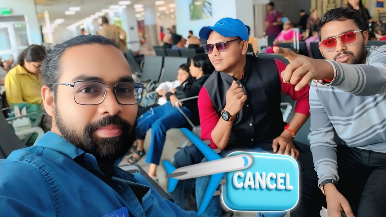 एक Flight ✈️ Cancel ❌ होने के बाद दूसरी Flight का Wait 🤔 | Chennai | Saheb Goutam 