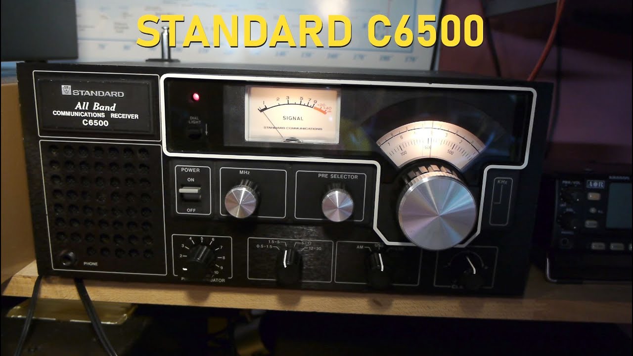 Standard C6500 Antiker Kurzwelle Empfänger - Vintage Shortwave Receiver (German, English)