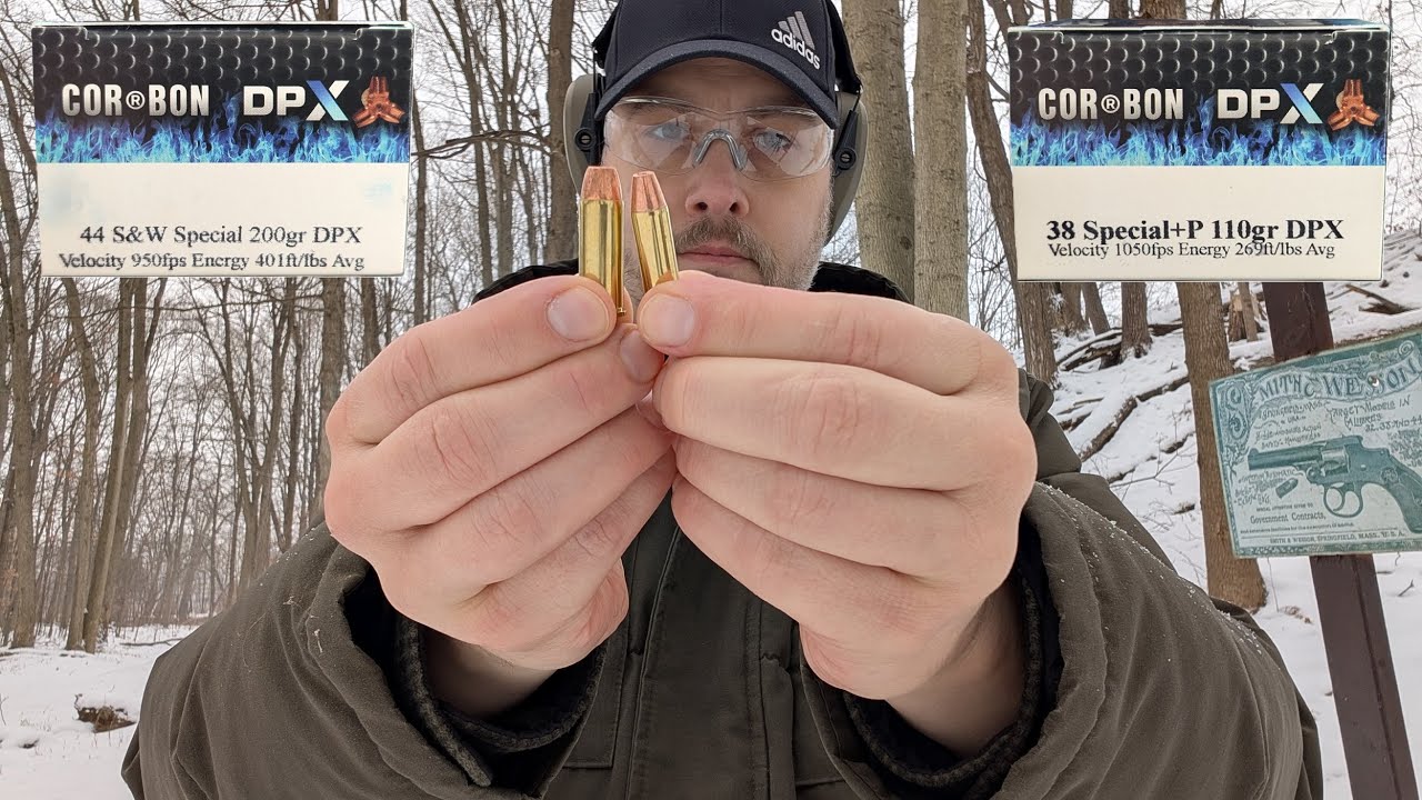 Cor-Bon DPX .38 Special+P VS .44 Special - Solid Copper Hollow Points