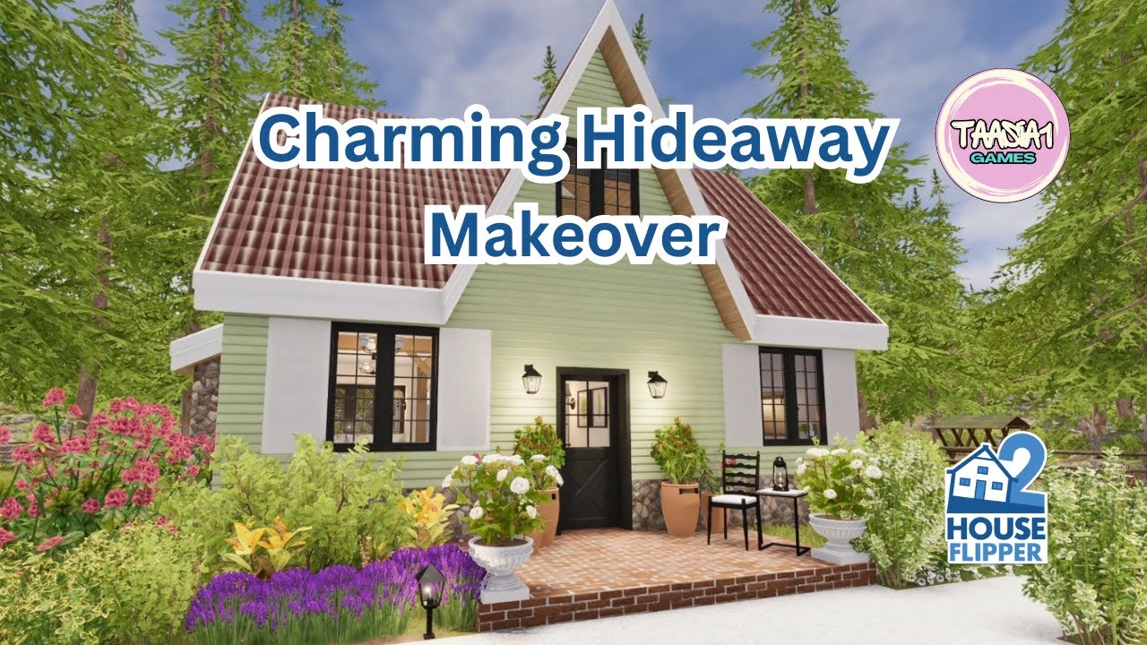 House Flipper 2 | Charming Hideaway | Before and after | Relaxing longplay gaming, No Commentary)