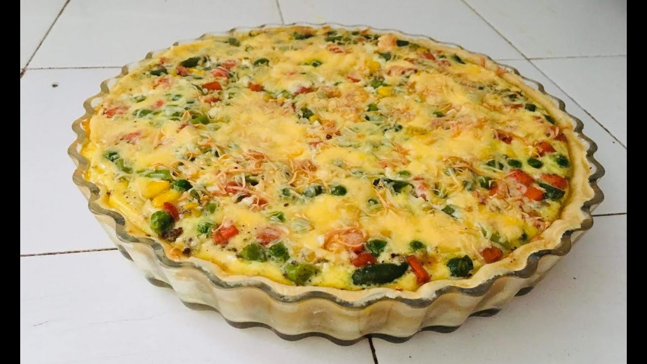 Quiche viande hache | Facile et rapide | A la Mauricienne