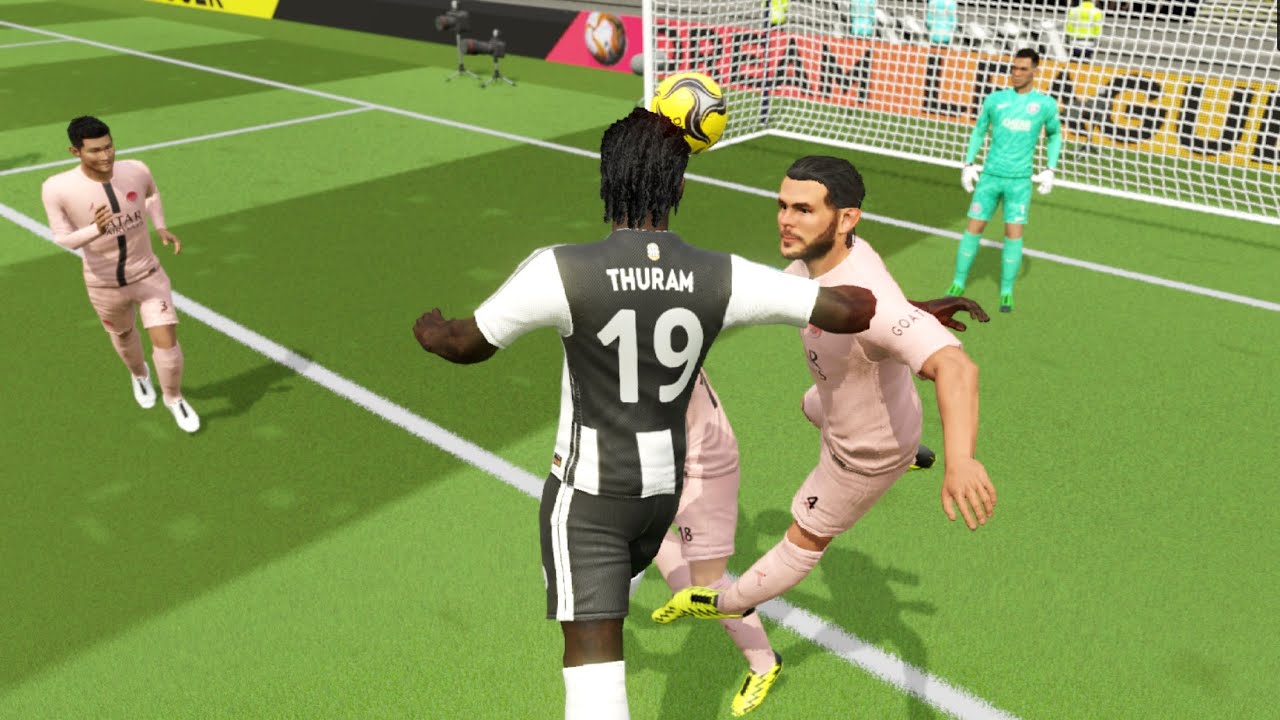 [DLS25] PSG VS FC Juventus: Thuram’s Threatening Header!!