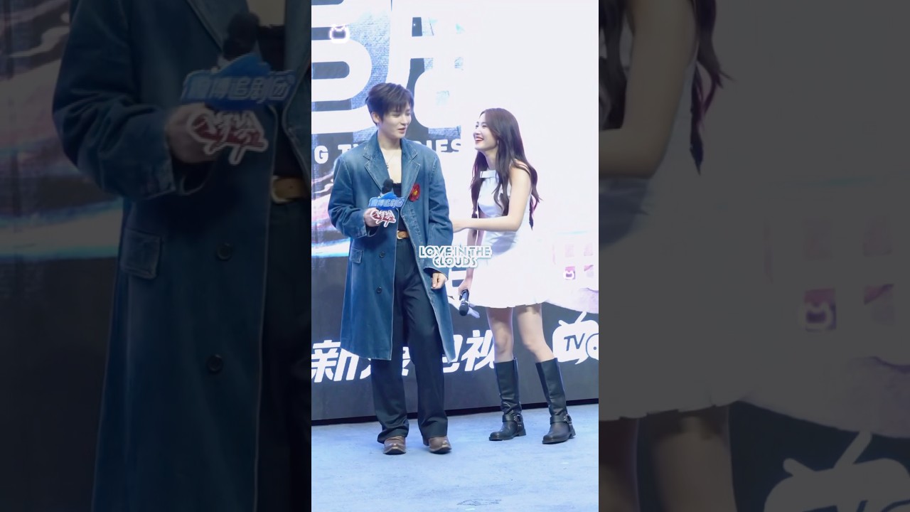 Hou Minghao & Lu Yuxiao looking so natural and pretty together❤️ #loveintheclouds #shorts #viral