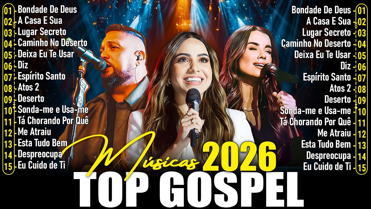 As Melhores Músicas Gospel, Top 50 Louvores de Adoração 2026,HINOS,Louvores de Adoração 2026, Gospel
