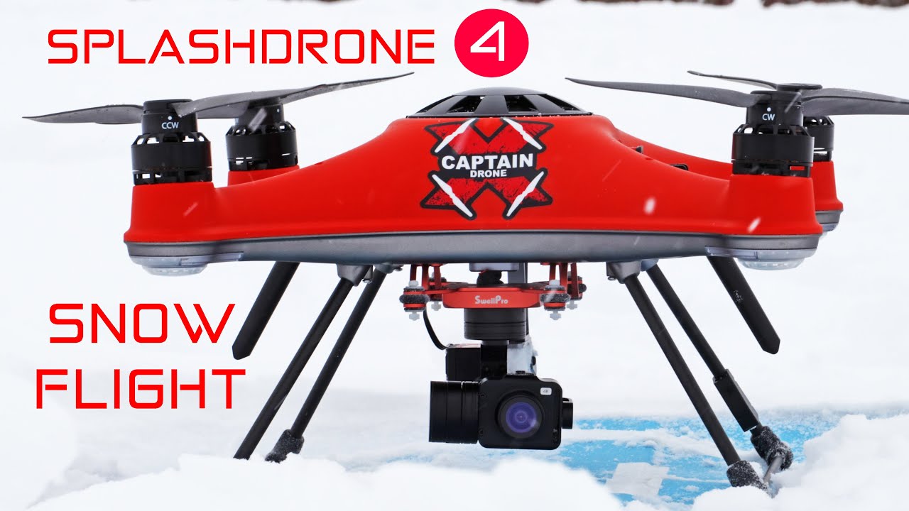 SplashDrone 4 flying in a Snow Storm (PART 5)