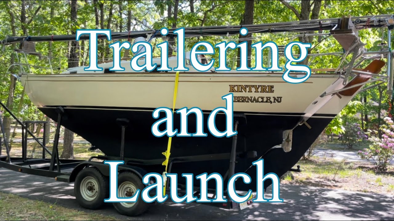 Contessa 26 Refit ep.43 - Trailering and Launch
