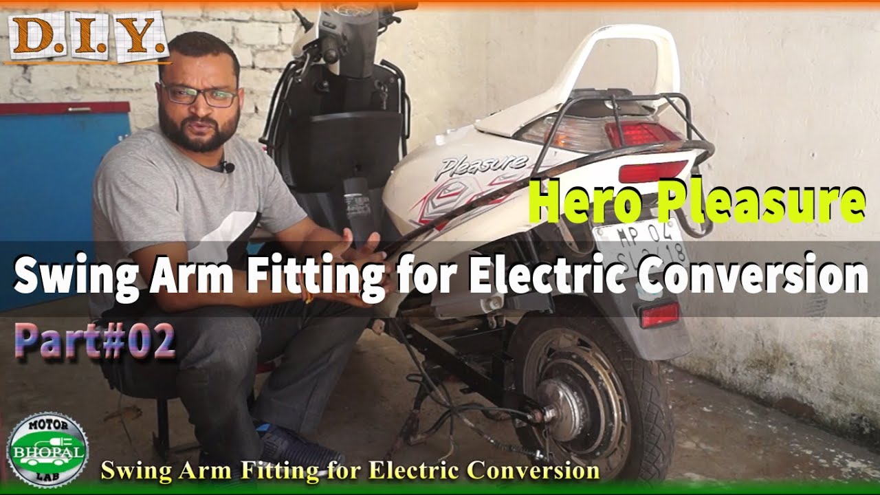 Hero Pleasure II Swing Arm Fitting for Electric Conversion II Part#02