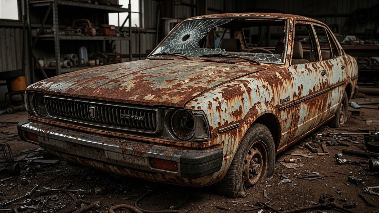 “ASMR Car Restoration | 1979 Toyota Corolla Rust to Gleaming Classic Transformation”