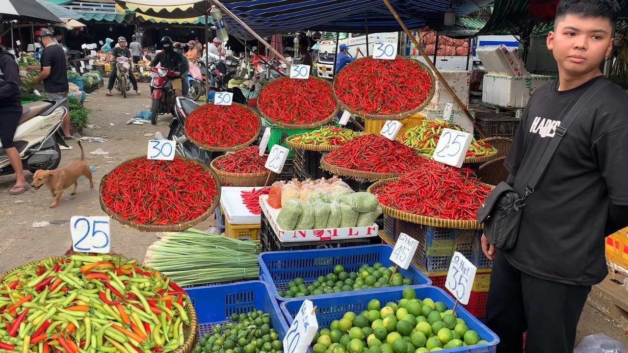 giá bán lẻ RAU CỦ QUẢ,bên trong chợ đầu mối hóc môn,11/3/2026