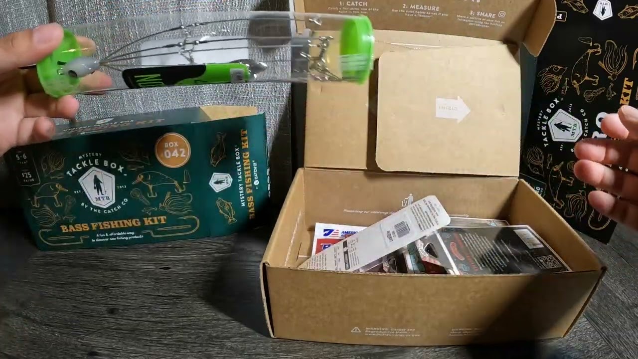 Распаковка 2 загадочных коробок с рыболовными принадлежностями!