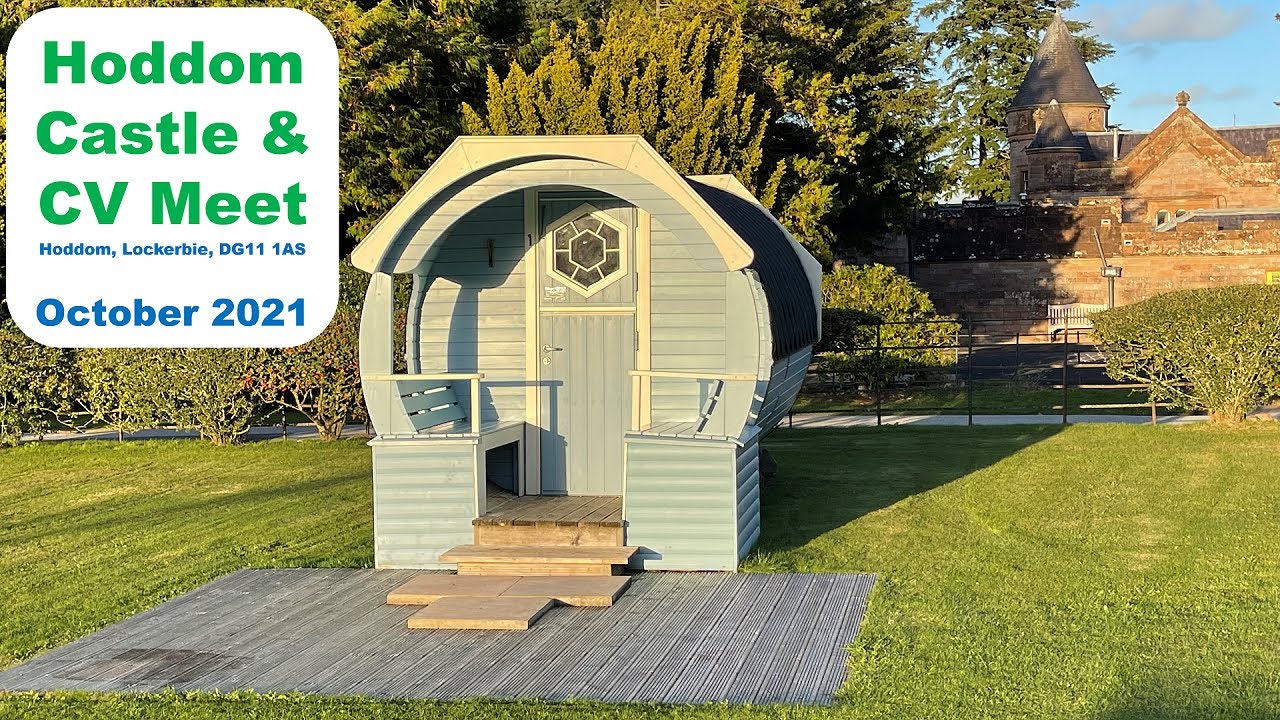 Hoddom Castle Elddis CV & Compass CV campervan meet and a Cool Pod, Milkbank House and more!