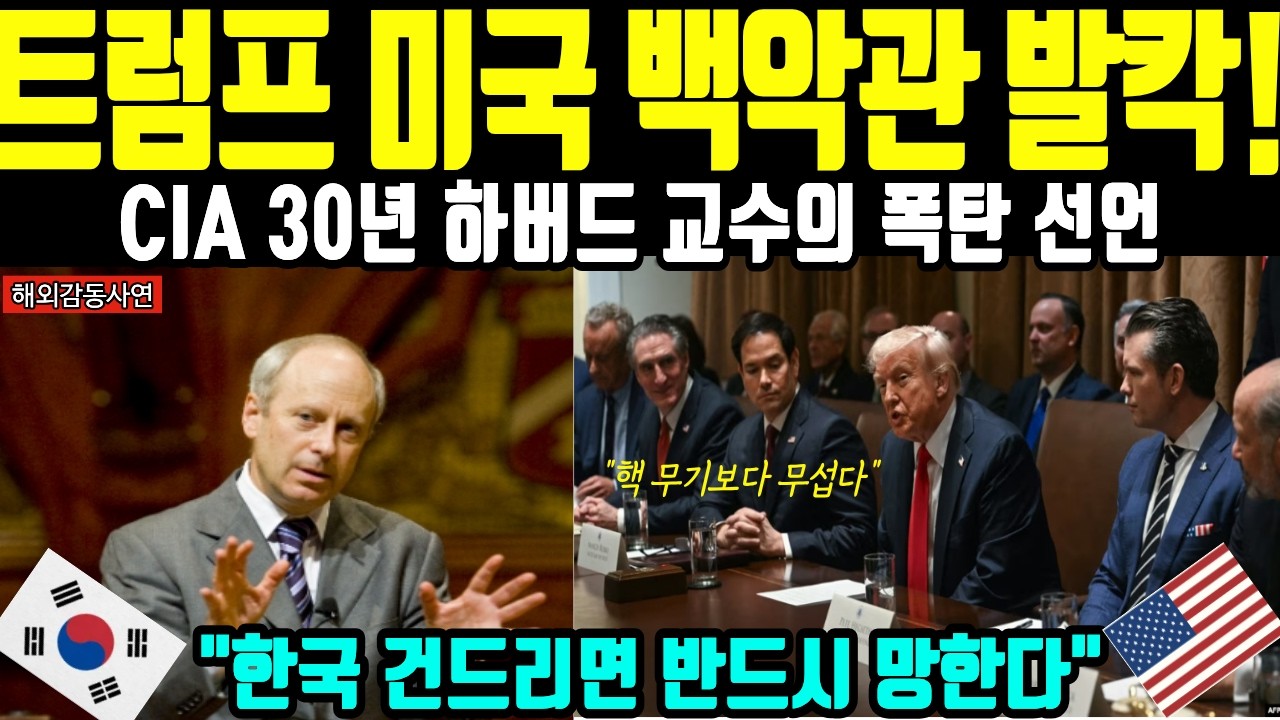 [해외감동사연] 미국 최상위 엘리트들이 하얗게 질렸다! 