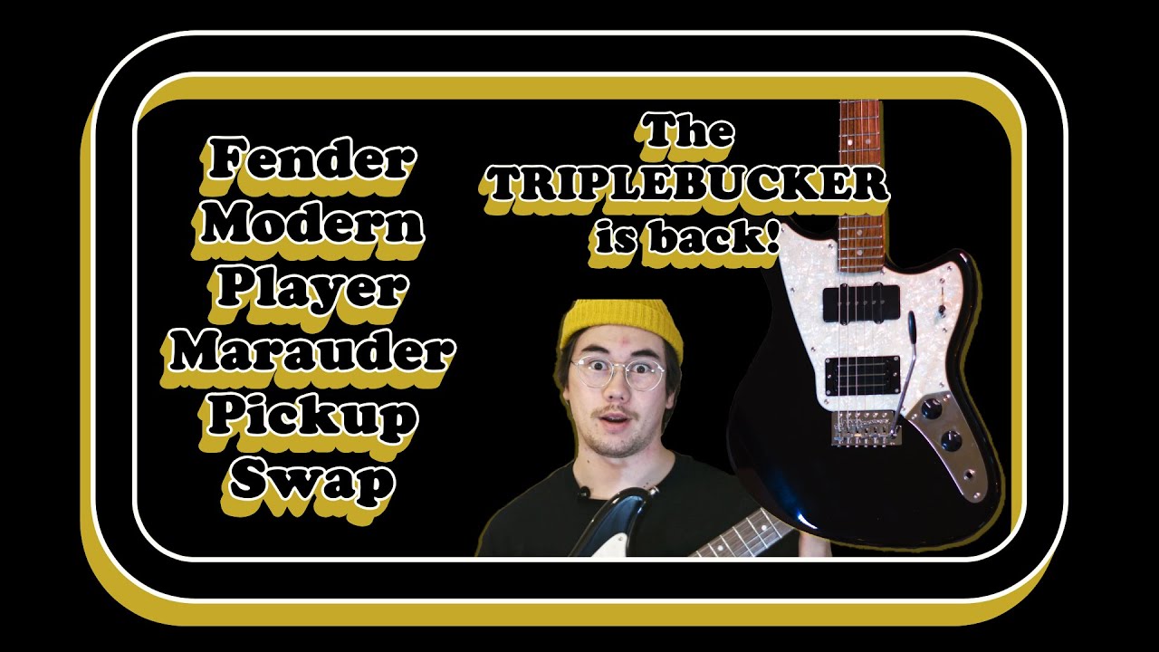 Fender Modern Player Marauder Re-Review & Pickup Swap: The Return of the Triplebucker #Marauder