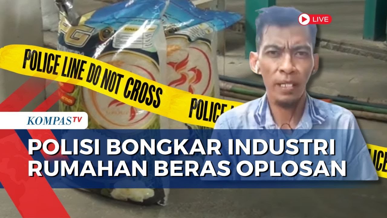 Terbongkar! Industri Rumahan Beras Oplosan di Sidoarjo Produksi 14 Ton per Hari | KOMPAS SIANG