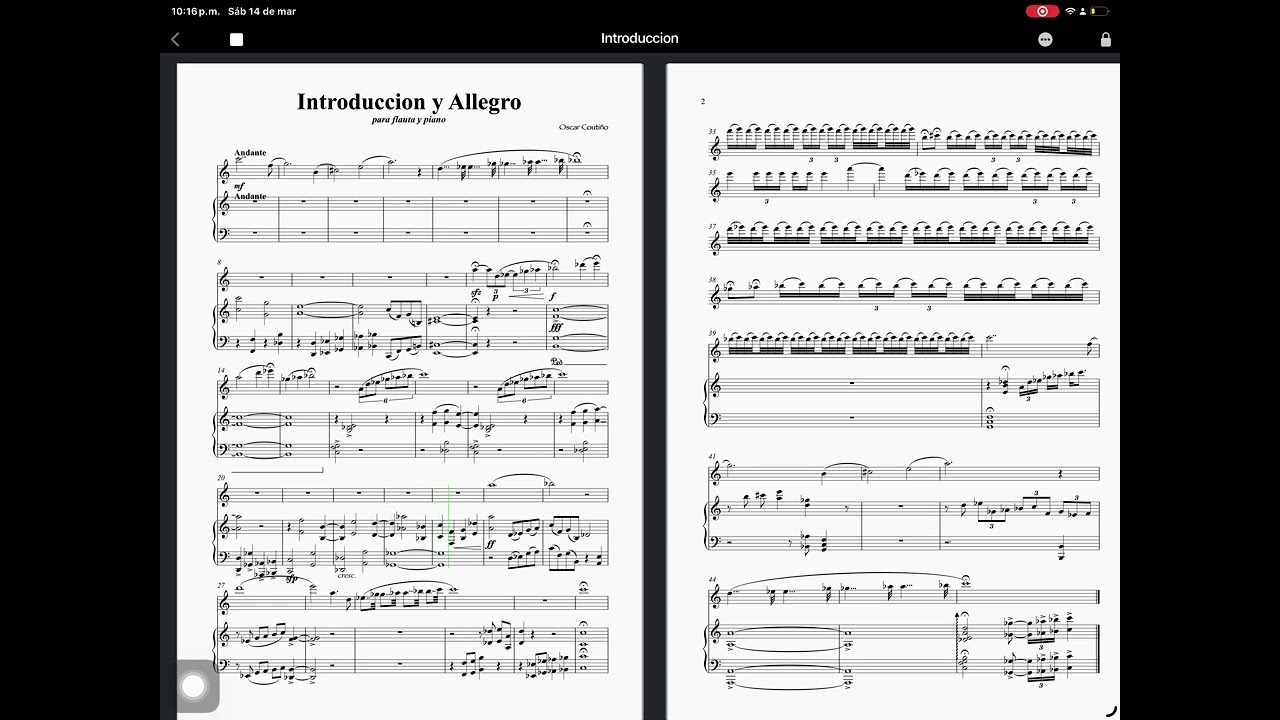 Introducción y Allegro (Música Dodecafónica)