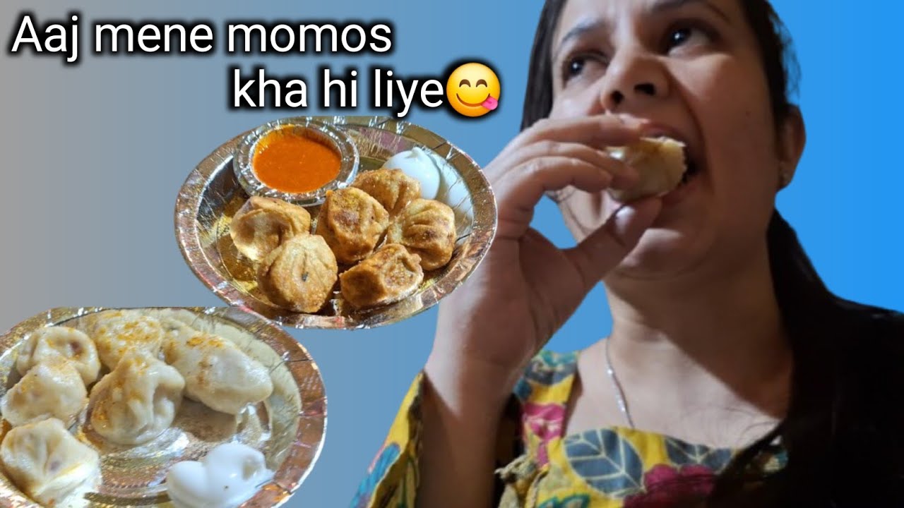 Dawai lene gai thi or momo kha kr ayi😅