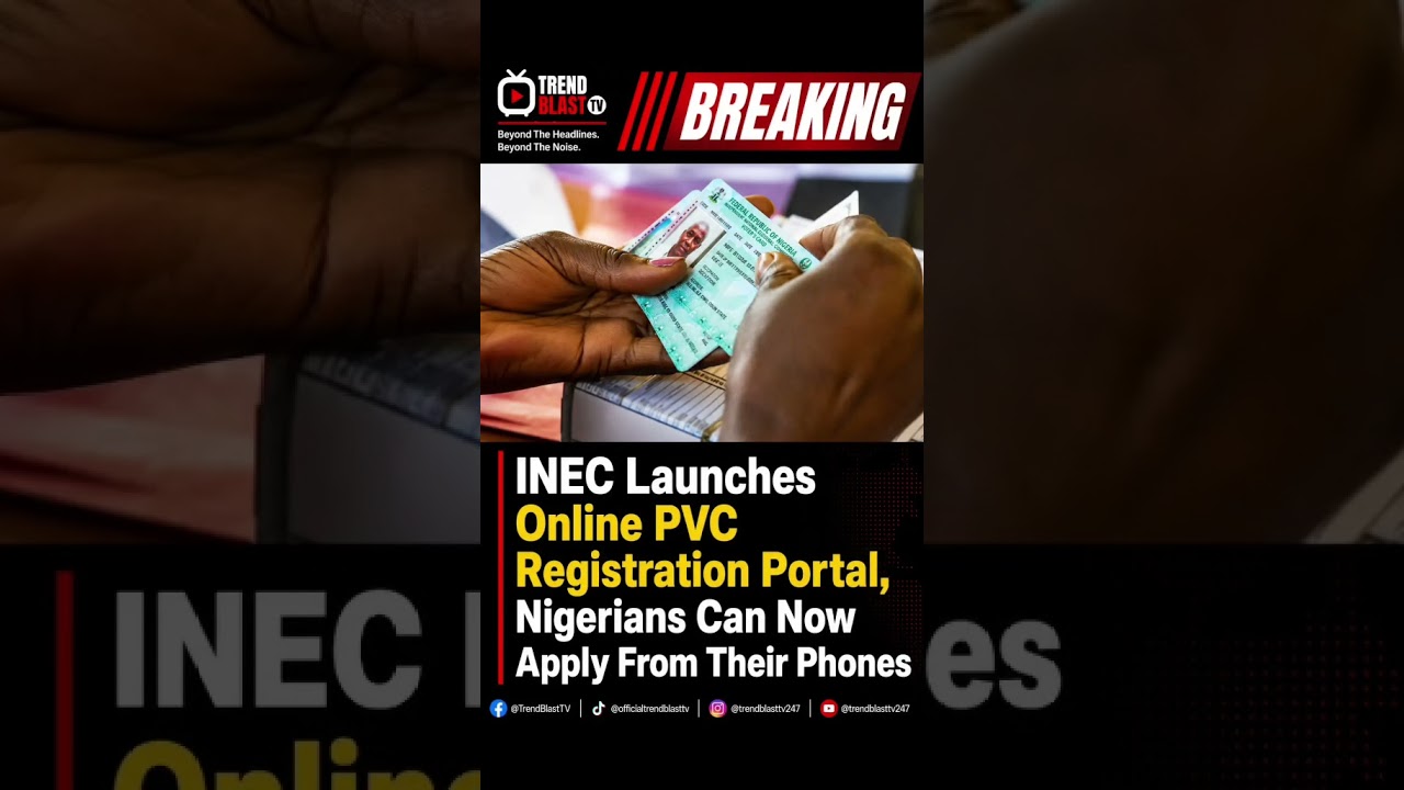 INEC Launches Online PVC Registration Portal, Nigerians Can Now Apply From Their Phones