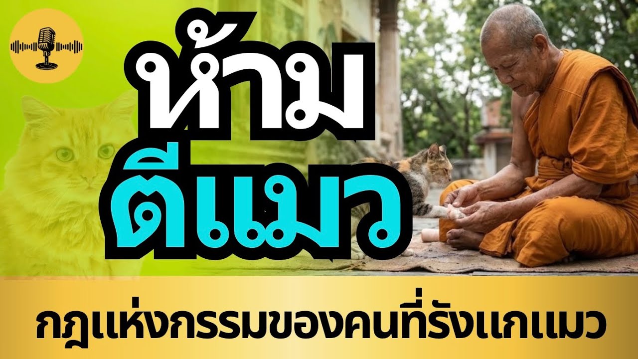 ห้ามตีแมว |  บาปกรรมจากการทำร้ายสัตว์แรงมาก