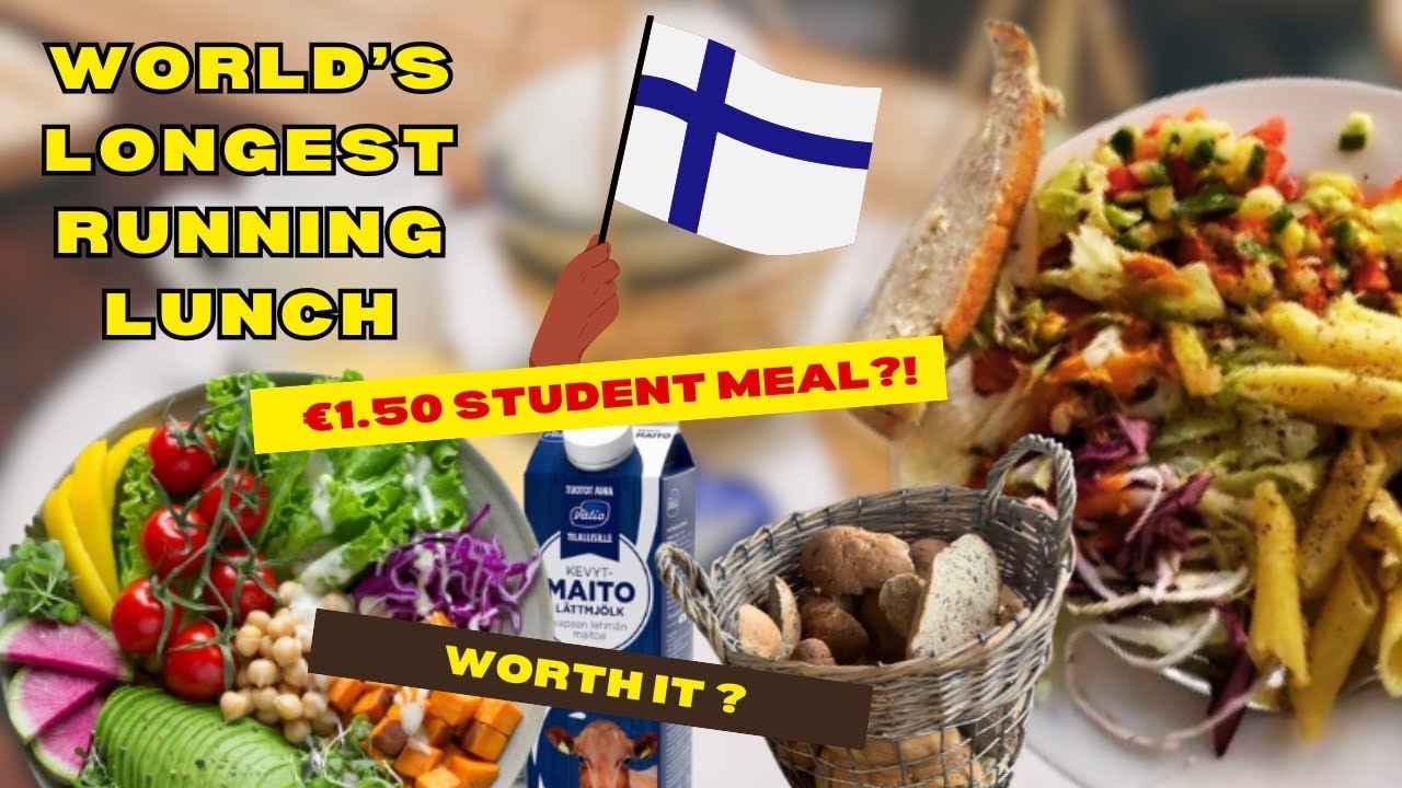 Finland’s University Lunch System 🇫🇮 | Affordable & Healthy Student Food 🍱 