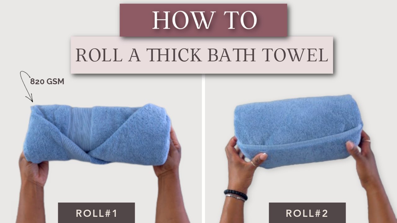 Master FOLDING Thick Bath Towels Like a Pro!