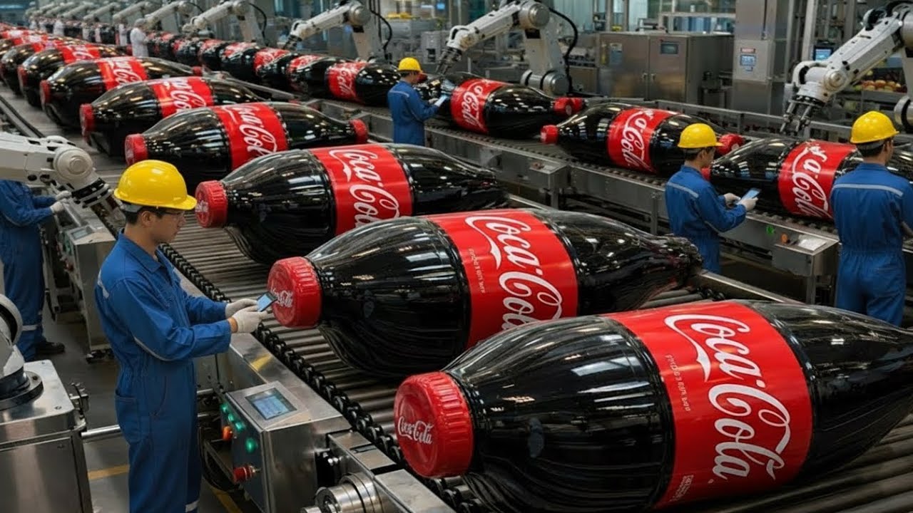 Inside a Modern World’s Largest Coca-Cola Plant Factory: From Production to Billions (Full Process)