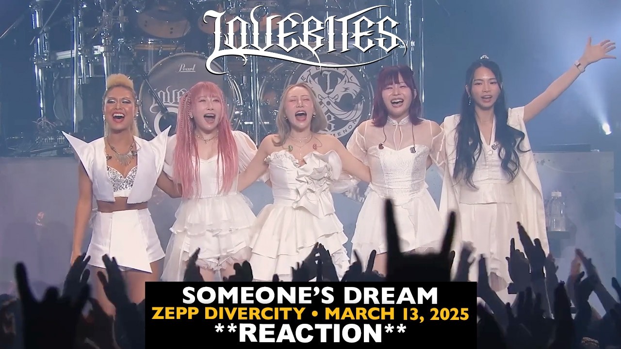 Musicians REACT to LOVEBITES: Someone's Dream and end of show (2025 Zepp DiverCity)