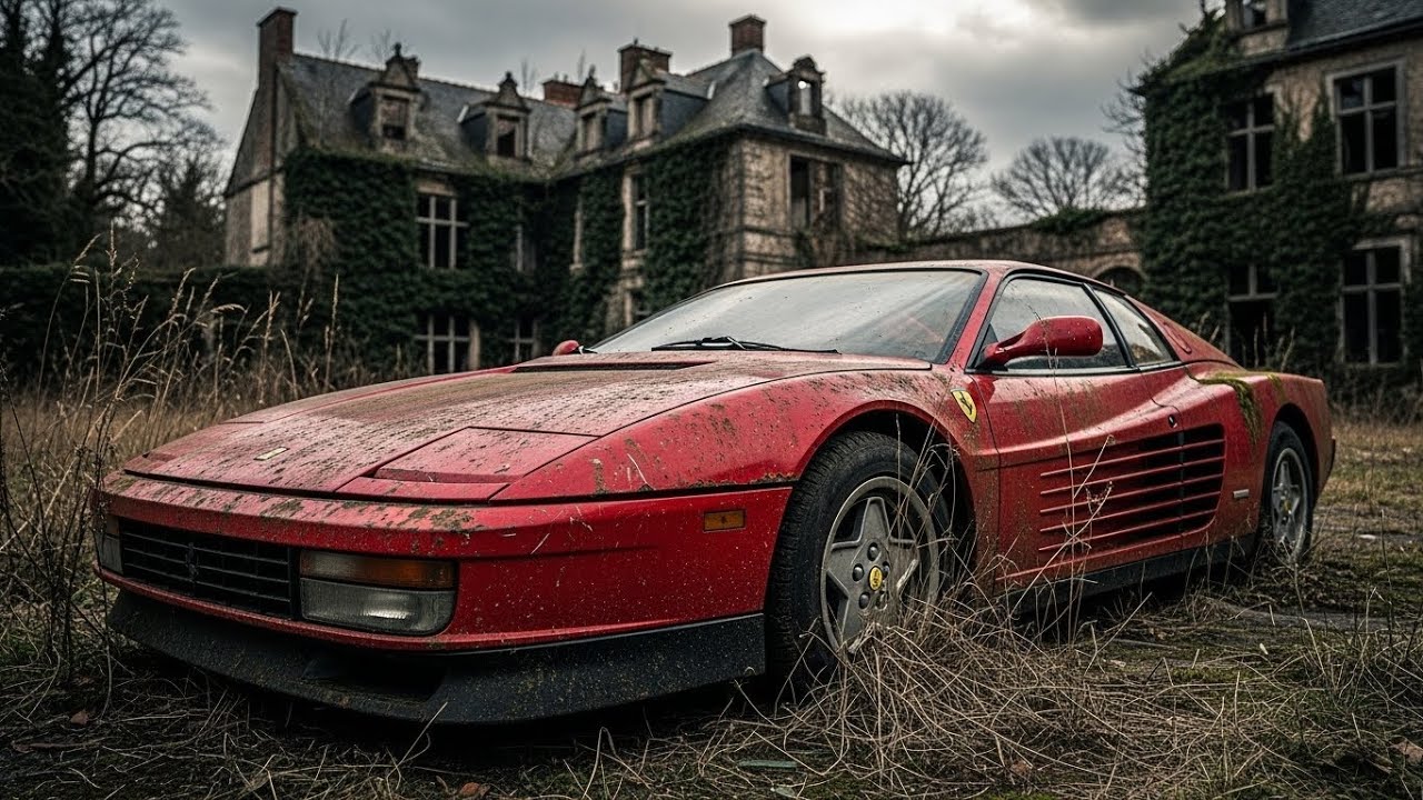 I Found an Abandoned Ferrari in a Forgotten Mansion (Unbelievable)