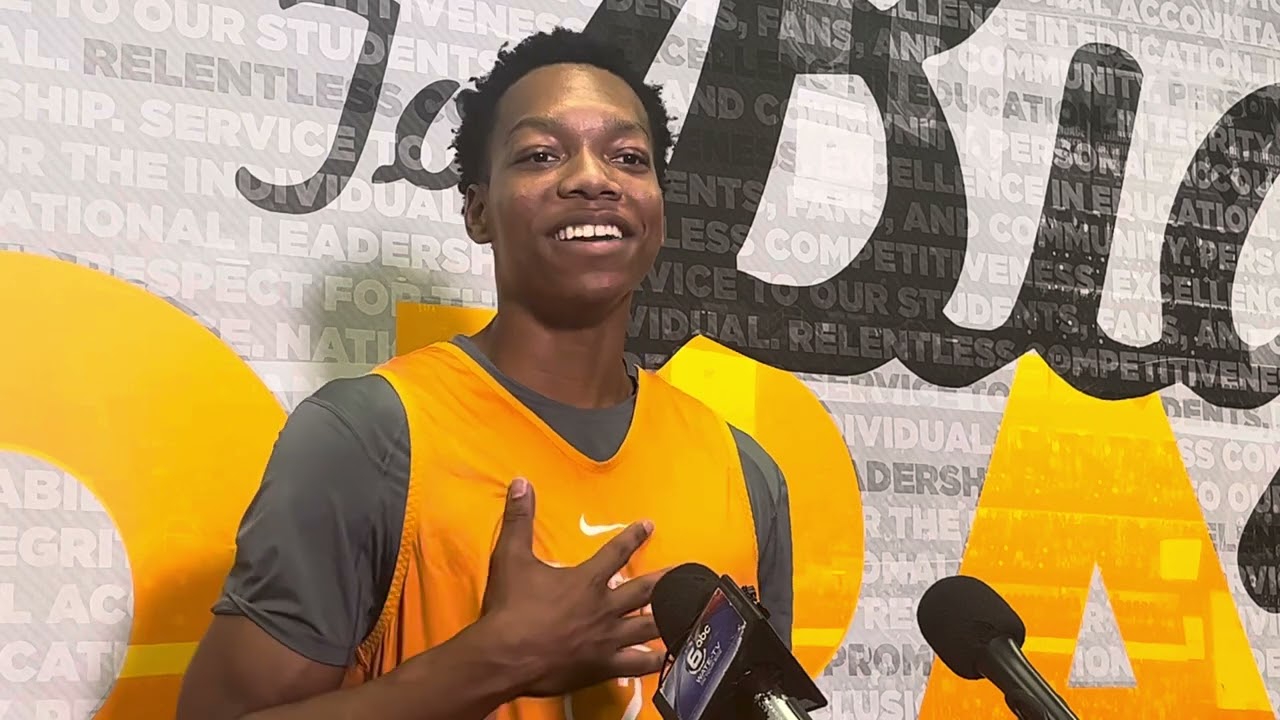 Tennessee G Jordan Gainey Talks Transfer, Playing for his Dad, Off-season Adjustments