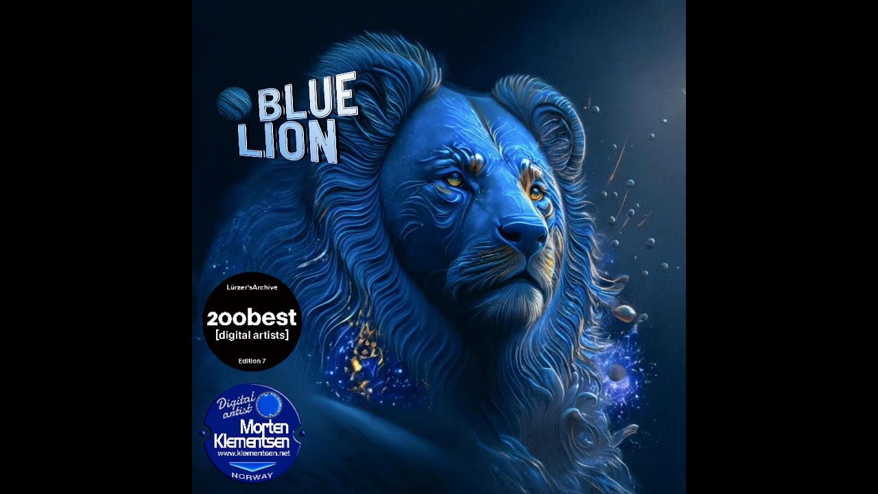 BLUE LION | Digital Artist | DigitalArtistKlementsen