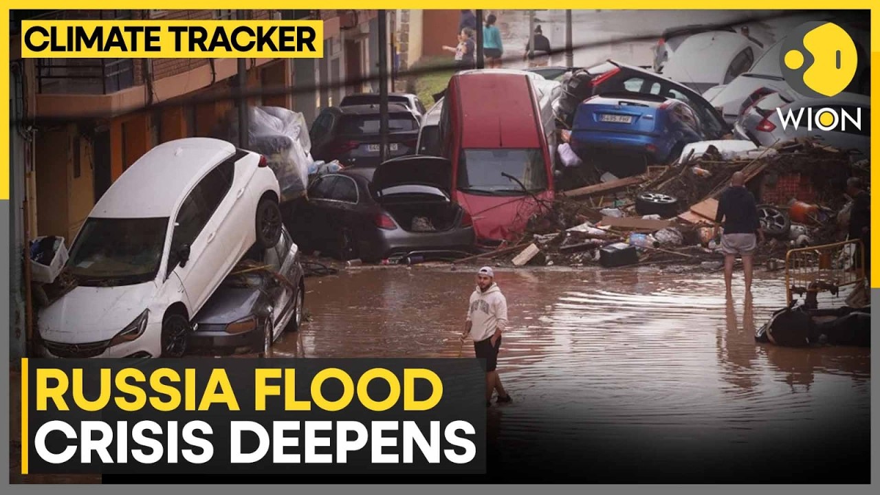 Russia Floods: 14 Villages Submerged in Russia Flooding | WION Climate Tracker | WION