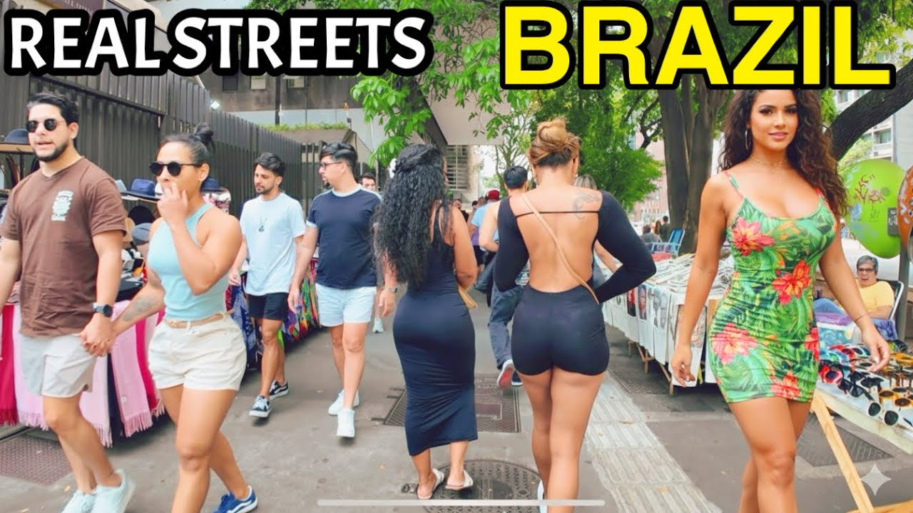 RAW , Real Unfiltered 4K In The Streets of Sao Paulo Brazil  # Avenida Paulista