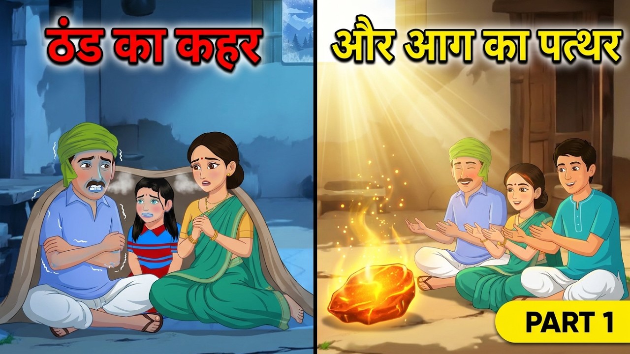 ठंड का कहर और आग का पत्थर | Thand Ka Kahar Aur Aag Ka Pathar | Hindi Stories | Hindi Kanhaiya
